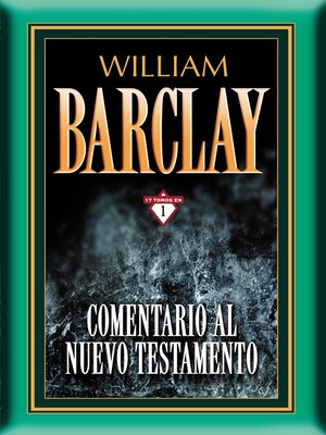 cover image of Comentario al Nuevo Testamento por William Barclay